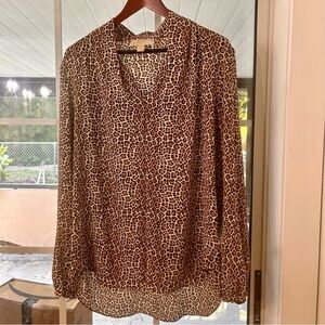Michael Kors animal print shirt